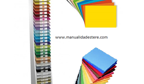 Cartulinas de colores para manualidades