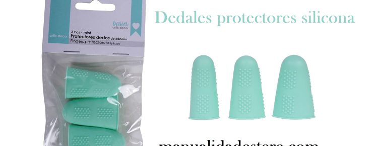 Dedal de silicona protector para dedos