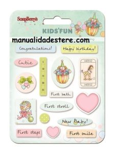 Stickers scrapbooking scb34001076b Kids fun