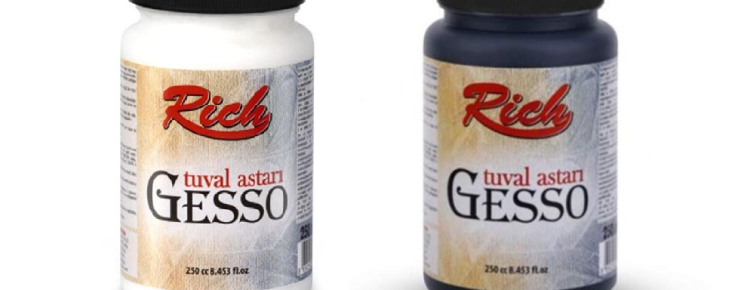 Imprimación gesso Blanco e imprimación gesso negro