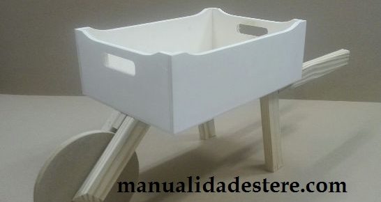 Carretilla para decorar