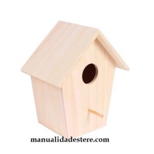 casa casita pájaros nido madera decoración manualidades madera