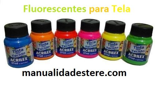 Pintura Fluorescente para Tela Acrilex