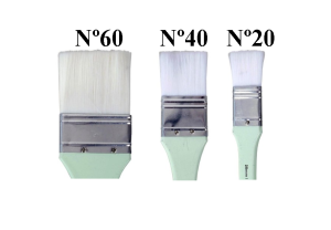 Paletina de Pelo Extrafino Nylón blanco