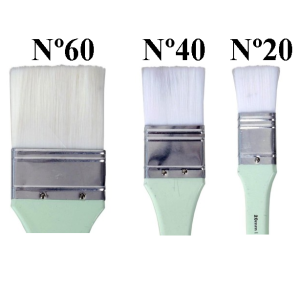 Paletina de Pelo Extrafino Nylón blanco
