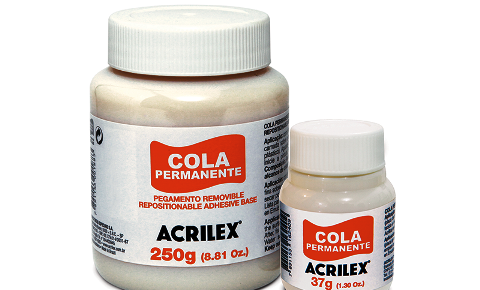 cola permanente acrilex