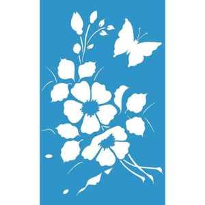 Stencil plantilla Stex-109 flores