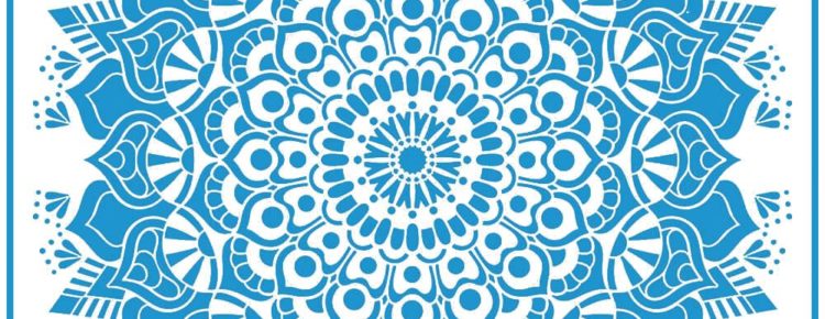 Stencil plantilla mandala Stqg-029