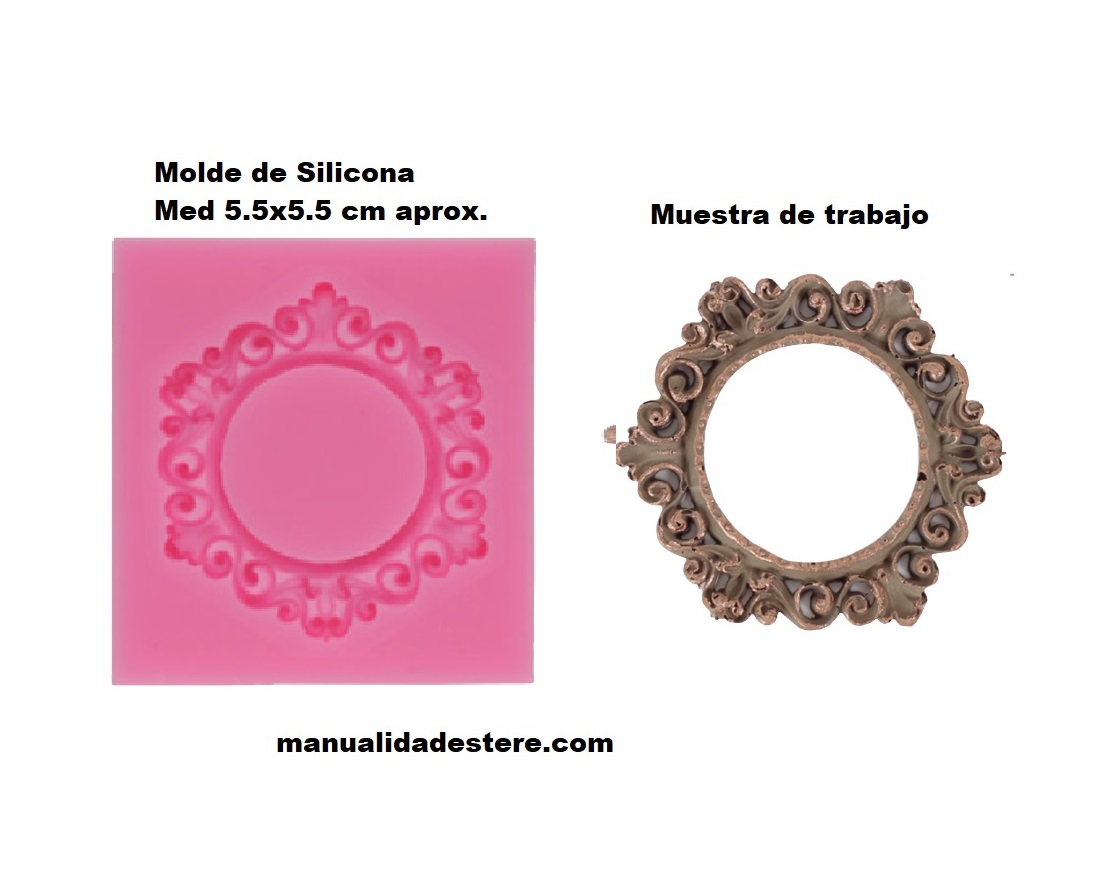 Molde silicona marco cuadro MINI - Dulcinenca