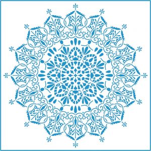 Plantilla Stencil mandala Stqg-026