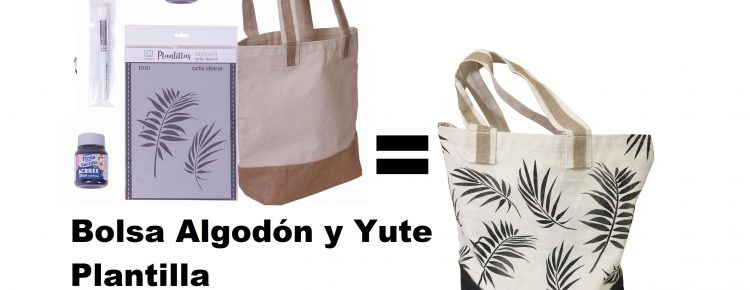 Bolsa algodón y yute para pintar