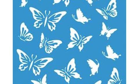 Stencil plantilla stm-105 mariposas