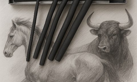 Carboncillos artisticos de sauce